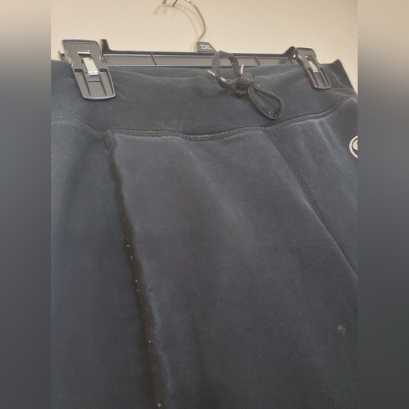 Lululemon Flareleg Pants Drawstring Waist Side Panel Long Legs Big Hip Logo - Picture 6 of 16